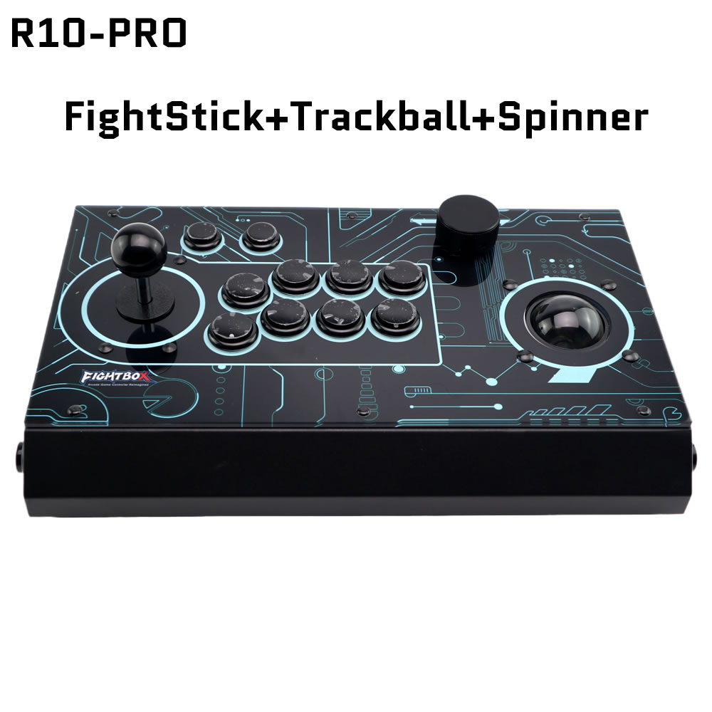 Trackball Controller Arcade - FightBox R10-PRO Arcade Fight Stick com