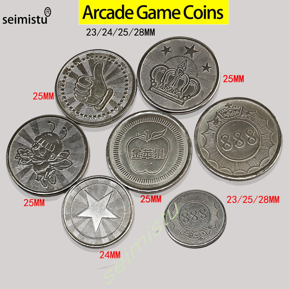 100 peças de fichas de aço ino - Arcade Toy Claw Vending Machine avaliação e preço